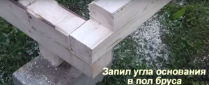 Баня из профилированного бруса под усадку Баня из профилированного бруса под усадку